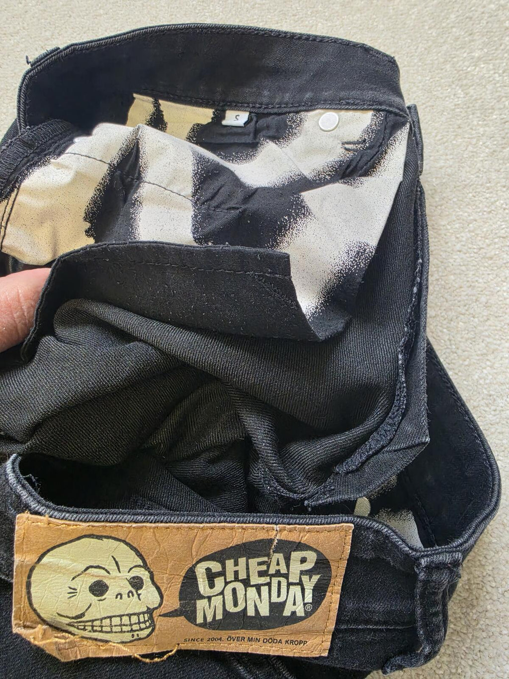 Cheap Monday Black Skinny Jeans