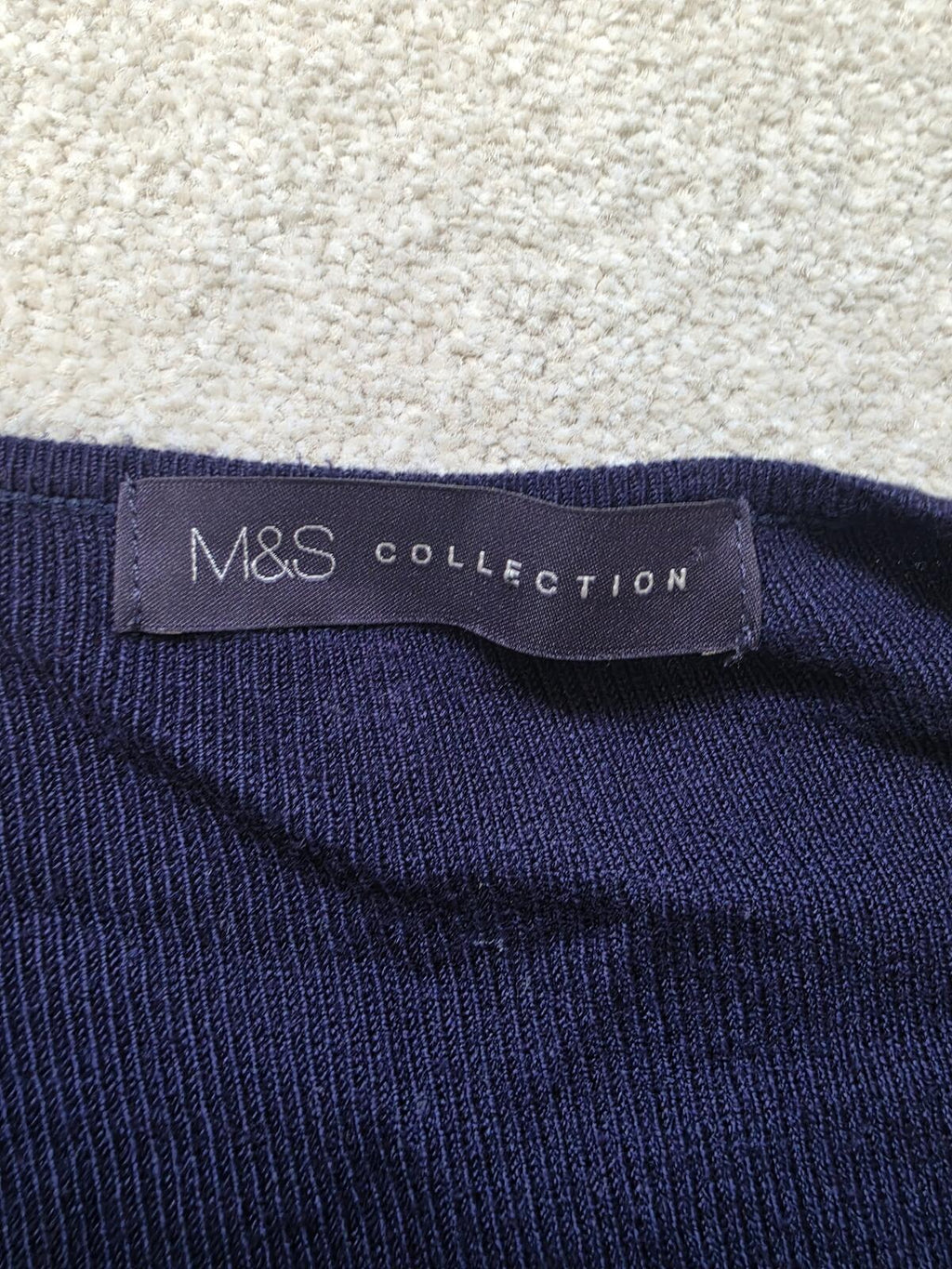 M&S Collection Navy Blue Long Cardigan