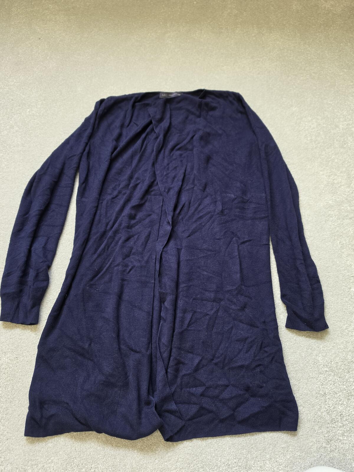 M&S Collection Navy Blue Long Cardigan