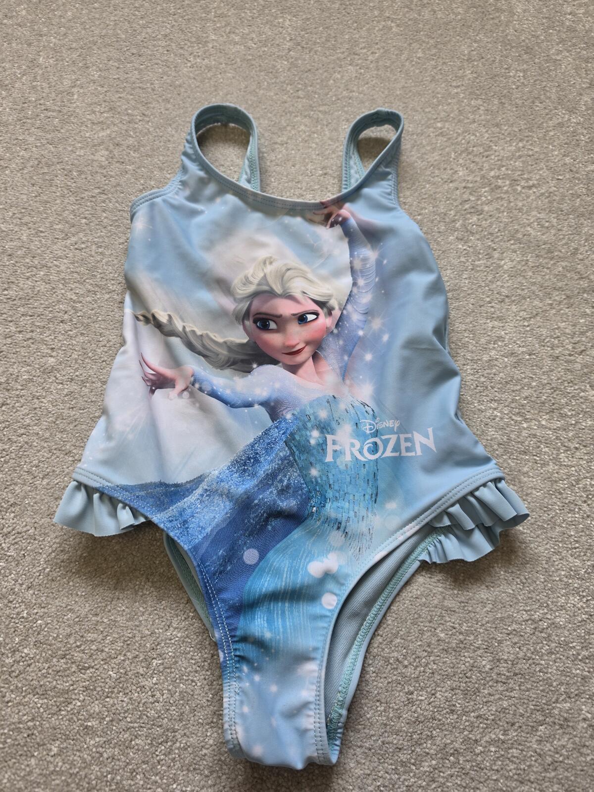 Lefties Disney Frozen Elsa Girls Swimsuit Age 5-6