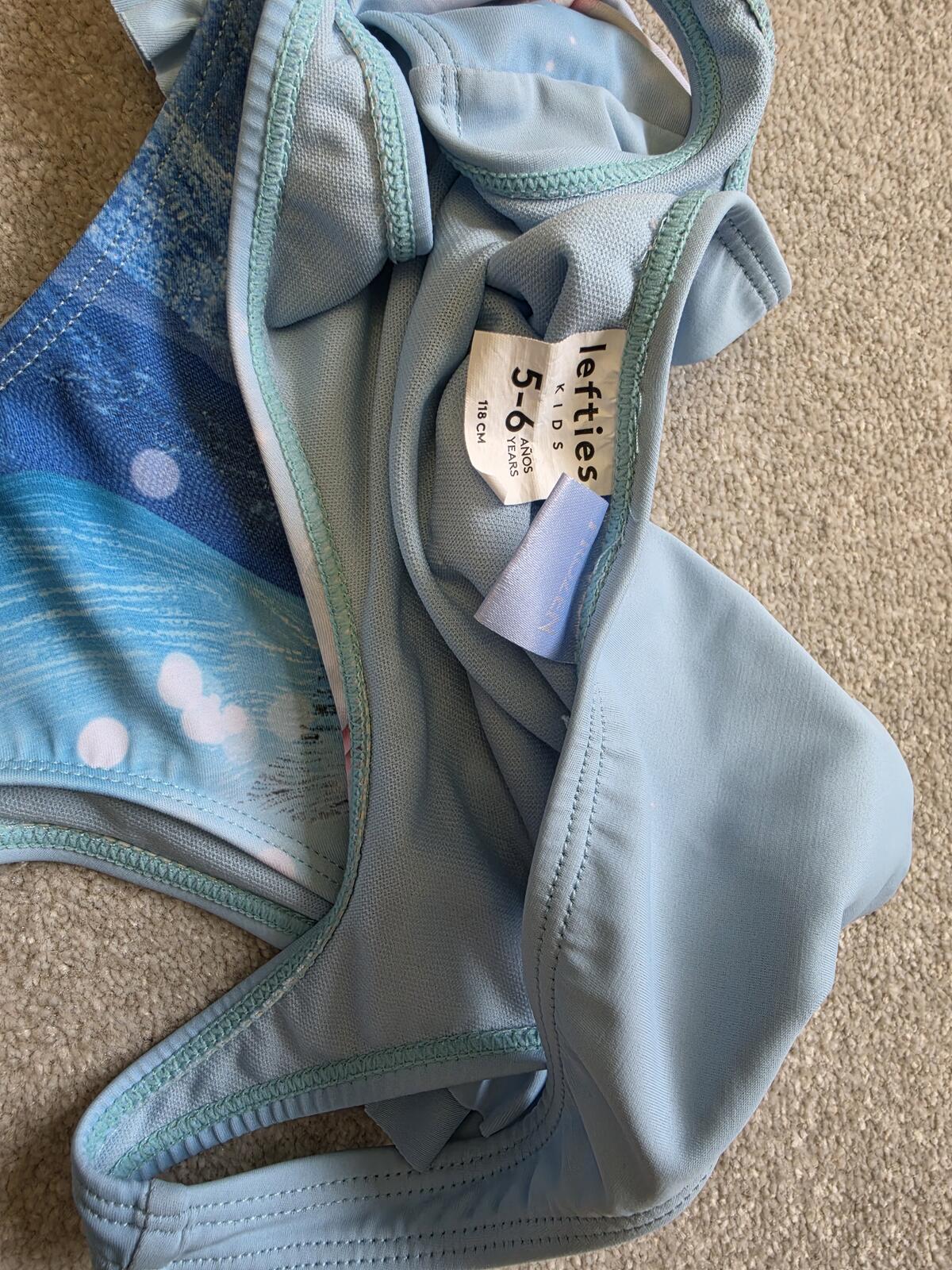 Lefties Disney Frozen Elsa Girls Swimsuit Age 5-6