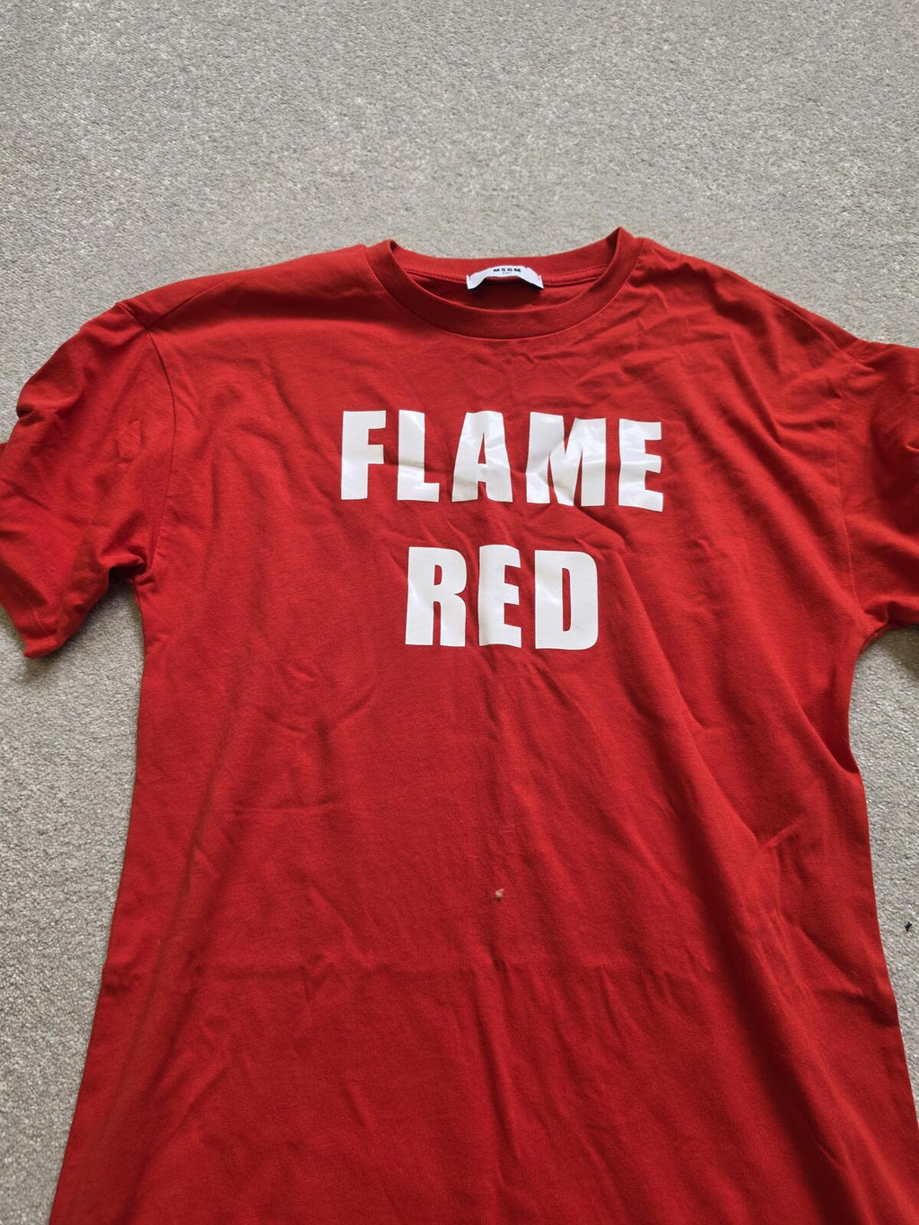 MSGM Kids Flame Red Girls' Dress size M
