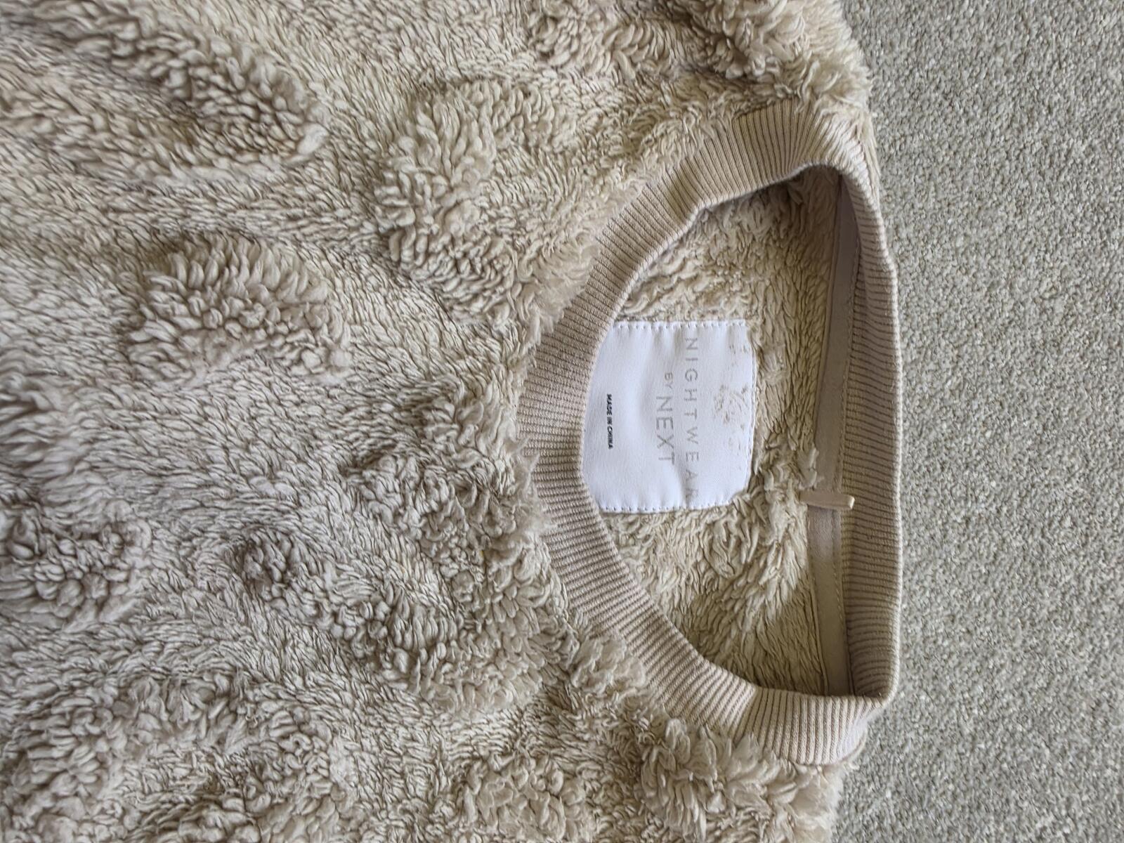 Next Kids Beige Textured Fleece Jumper Set 10 Years