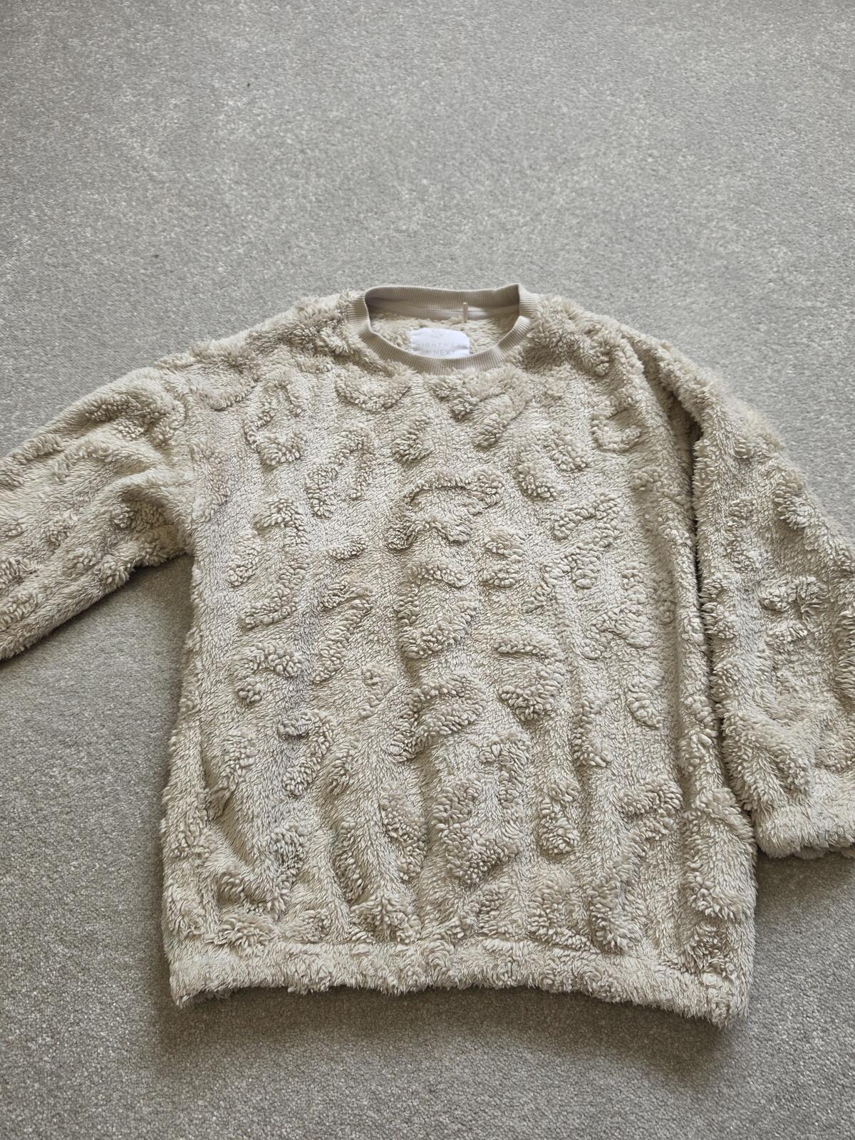 Next Kids Beige Textured Fleece Jumper Set 10 Years