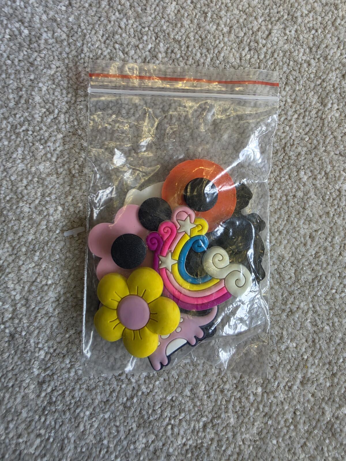 Assorted Colourful Rubber Croc  Charms